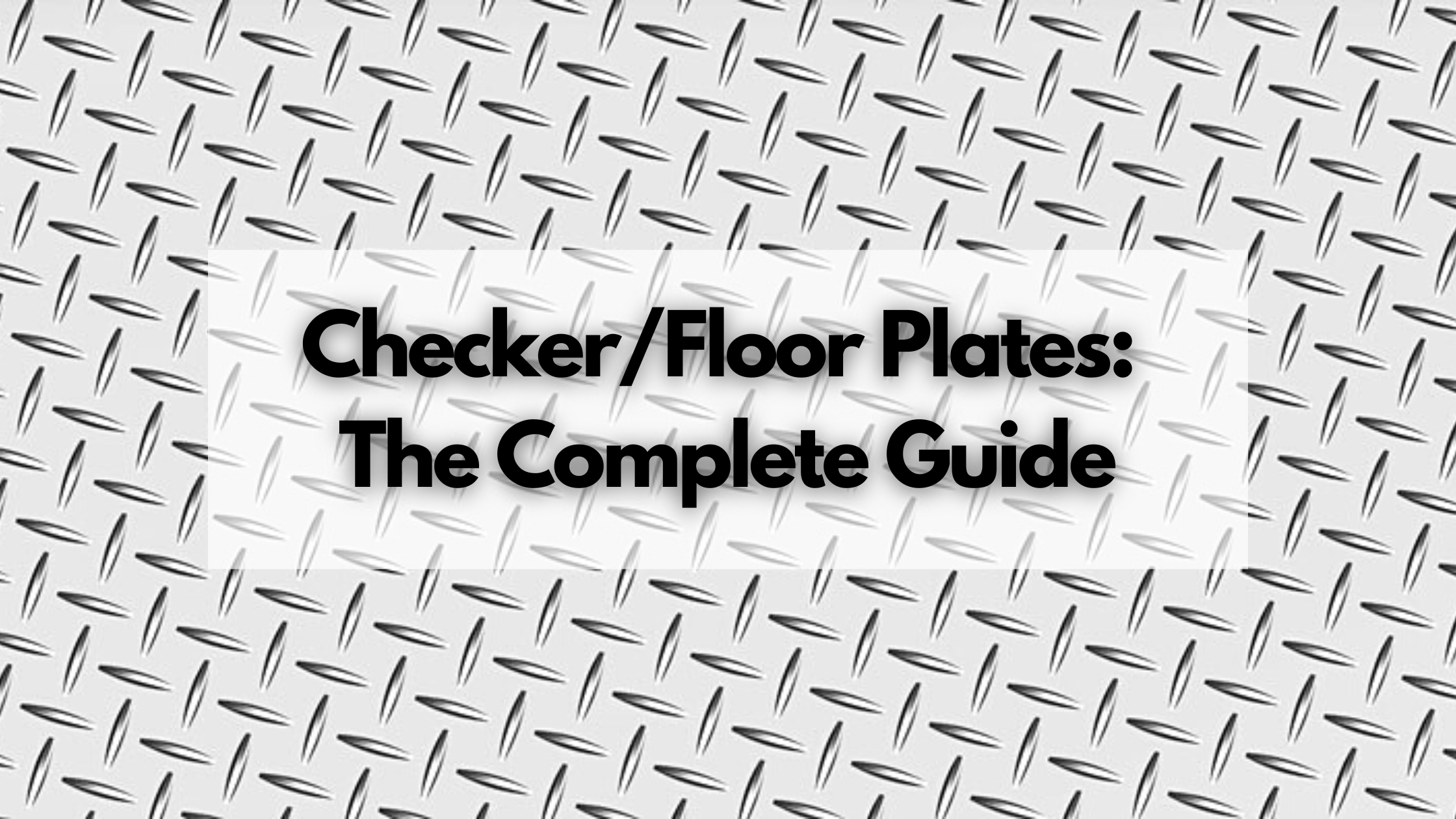 Checker deals plate sheet