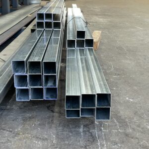 SHS - Square Hollow Section Steel - Galvanised, Size 100X100X4 - Length 8m